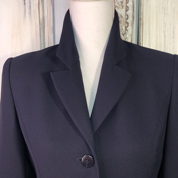 Vintage Petite Sophisticate Classic Blue Blazer Size 2 - Picture 2 of 9